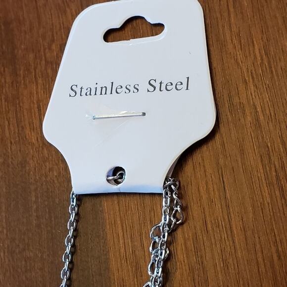 UNICORN STAINLESS steel‎ initial necklace - Picture 2 of 5